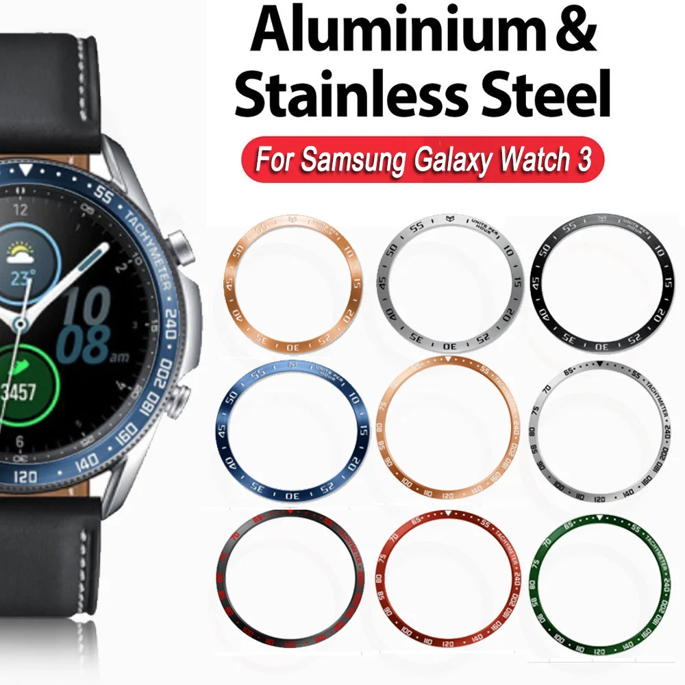 Рамка-Безель из нержавеющей стали для Samsung Galaxy Watch 3 45 мм 41 | Наручные часы