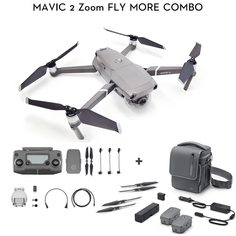DJI Mavic 2 Дрон Радиоуправляемый квадрокоптер с зумом или камерой hasselblad
