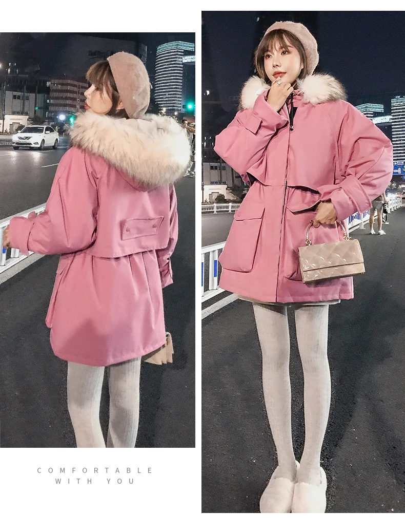new winter explosion models thick white duck down jacket to send overcome 1025