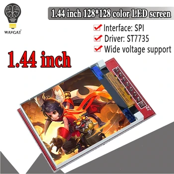 

WAVGAT 5V 3.3V 1.44 inch TFT LCD Display Module 128*128 Color Sreen SPI Compatible For Arduino mega2560 STM32 SCM 51