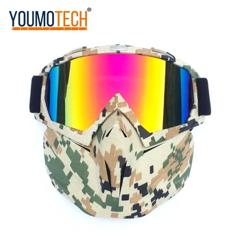 

Practical Motorcycle Tactical Goggles Mask Wind Dust Proof Outdoor Sports Equipment goggles mask Double foam
