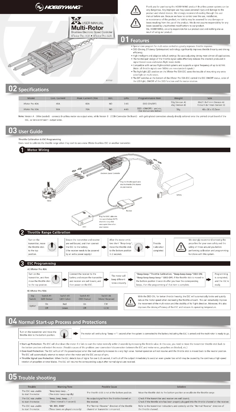 XRotorPRO40A-50A