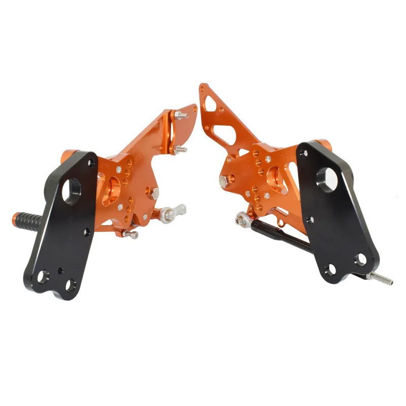 Waase для KTM RC125 RC200 RC390 RC 125 200 390- регулируемые наездники задние наборы Rearset Подножка для ног колышки