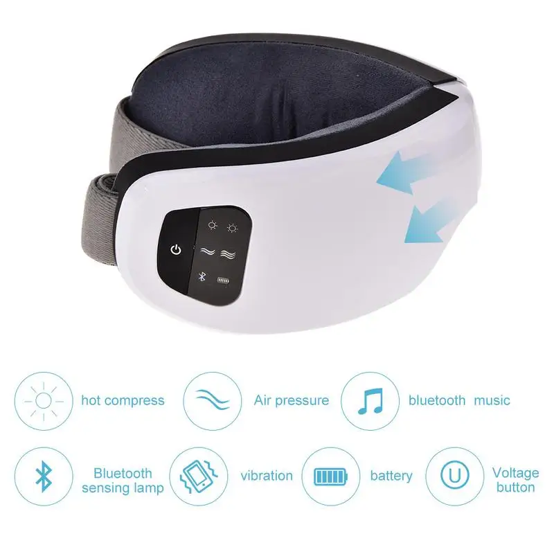 

Eye massage Electric Beauty Instrument 6S Wireless USB Rechargeable Bluetooth Air Pressure Fordable Therapy Massager Eye Care