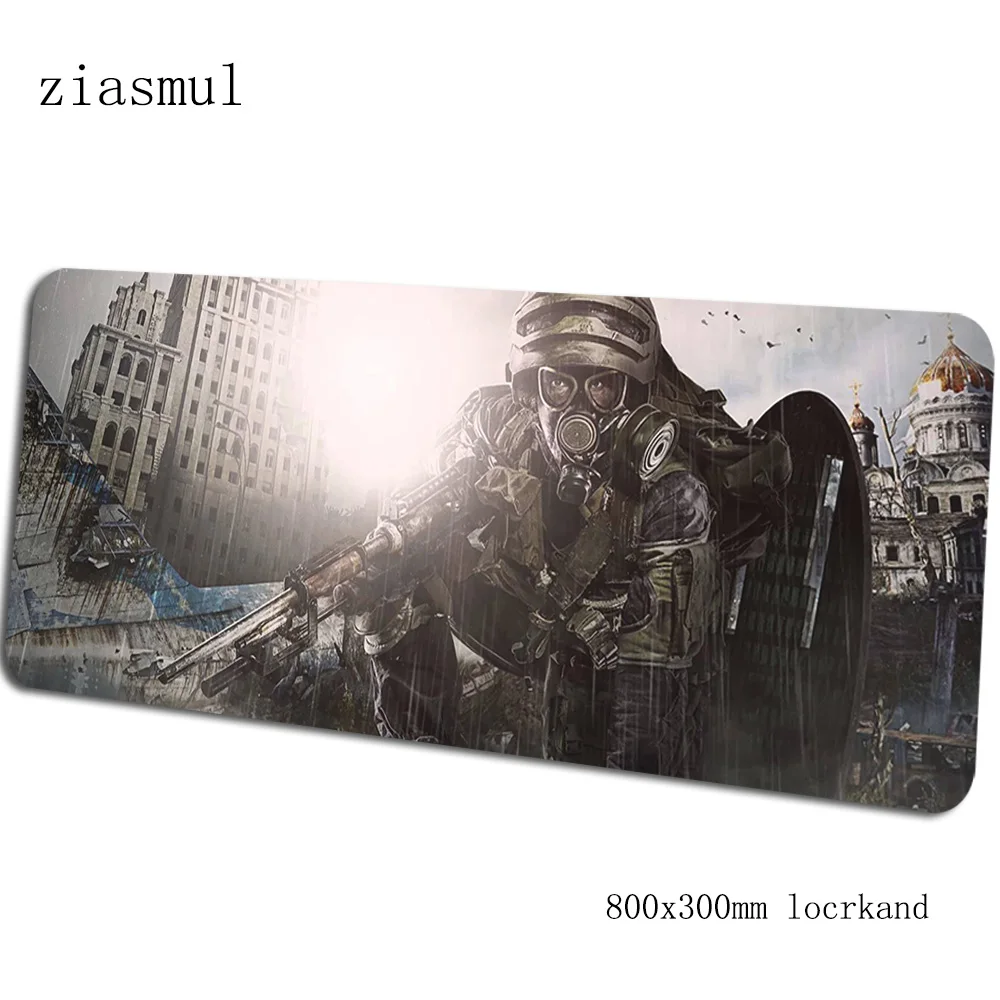 Metro 2033, коврик для мыши, 80x30 см, игровой коврик для мыши, высококачественный коврик для мыши, геймерский компьютерный стол, коврик locrkand, notbook mousemat pc - Цвет: pattern 2
