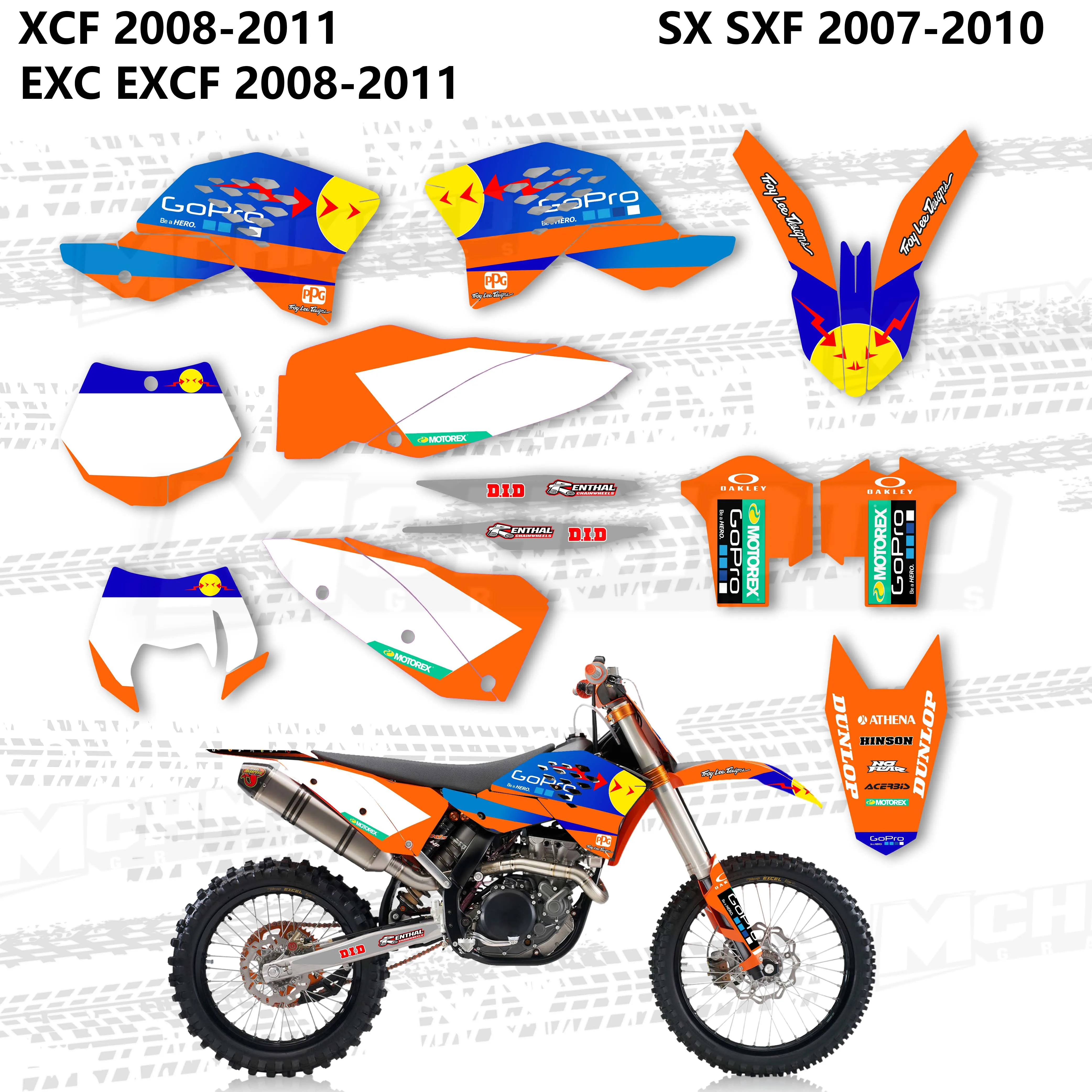 MCHMFG untuk KTM EXC SXF125 250 300 450 