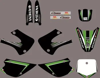 

Full set of Stickers Kits Customized Graphics Decals For Kawasaki KX85 KX100 1998 1999 2000 2001 2002 2003 2004 2005 2006-2013