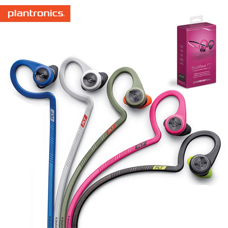 Новые оригинальные беспроводные Bluetooth наушники Plantronics BackBeat Fit многоцветные