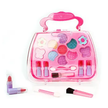 

Girls Simulation Dressing Table Makeup Suitcase Cosmetics Party Performances Dressing Box Kit Pretend Play Princess Beauty Toys