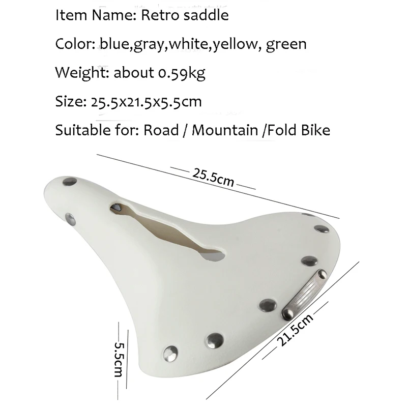 Ретро кожаное велосипедное седло матовое полое винтажное классическое модное Стильное сиденье из натуральной кожи для горной дороги