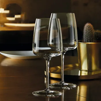 

Italian Wine Glass Reusable Transparent Fruit Juice Beer Cup Shatterproof Crystal Glass Goblet Without Lead