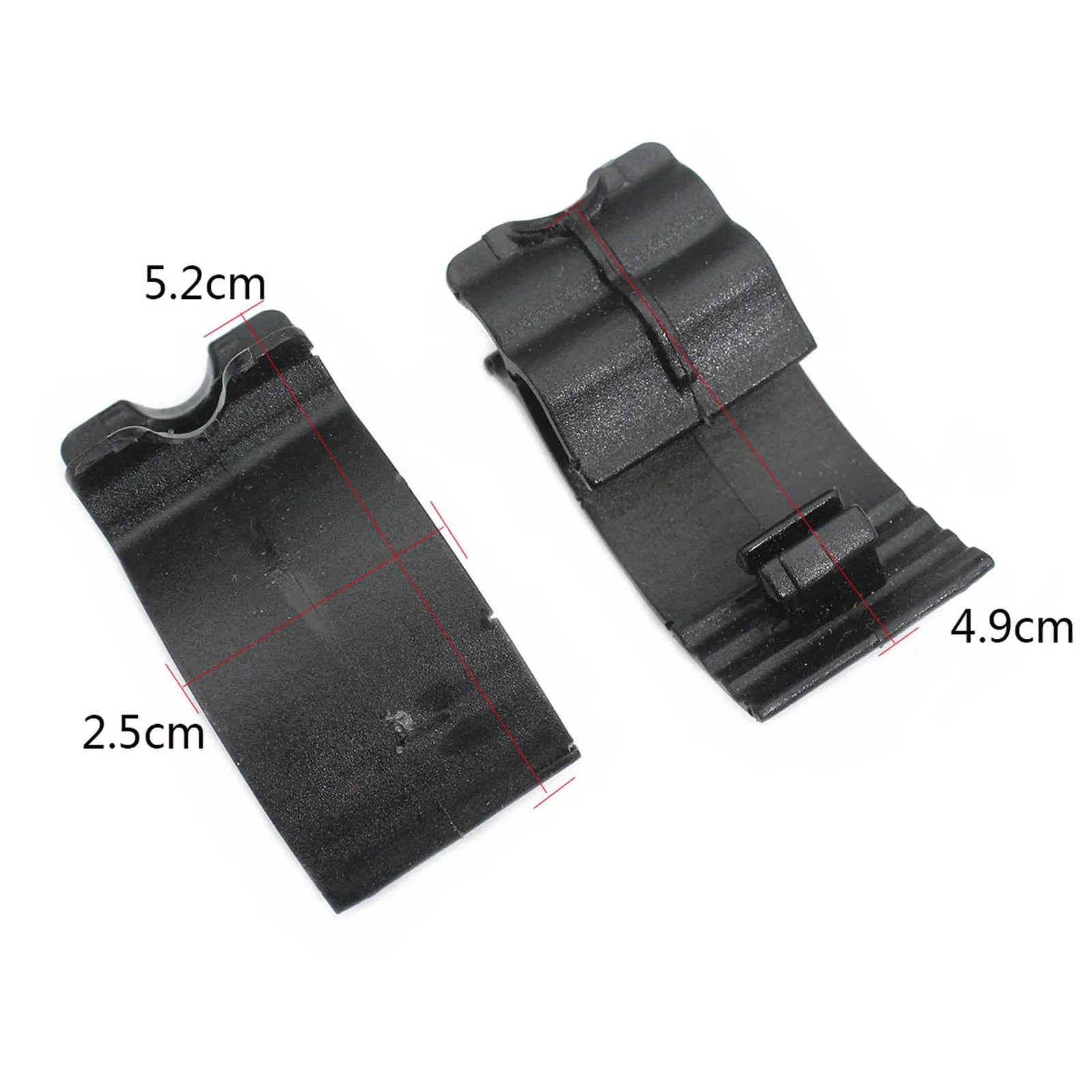 Side Battery Cover Clips For HARLEY Sportster XL883 XL1200 2004-2013 Plastic Black motorcycle engine cover protector