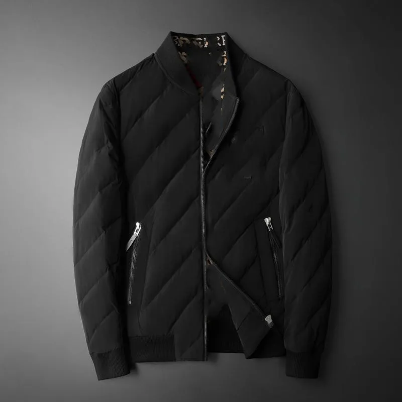 Новинка, зимняя мужская куртка с воротником и надписью, Корейская Молодежная куртка с воротником