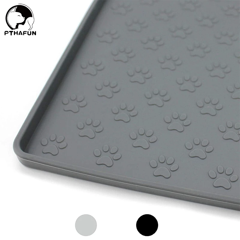 Esterilla para comida de Mascota, Mantel Individual para cachorros, cuenco para mascotas, alfombrilla de alimentación impermeable para perros y gatos, evita el desbordamiento de alimentos y agua de silicona