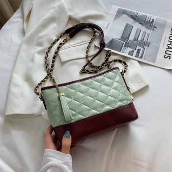 

Summer new small bag female 2020 popular trendy Korean version of the zipper texture wild one-shoulder messenger bag chain bag