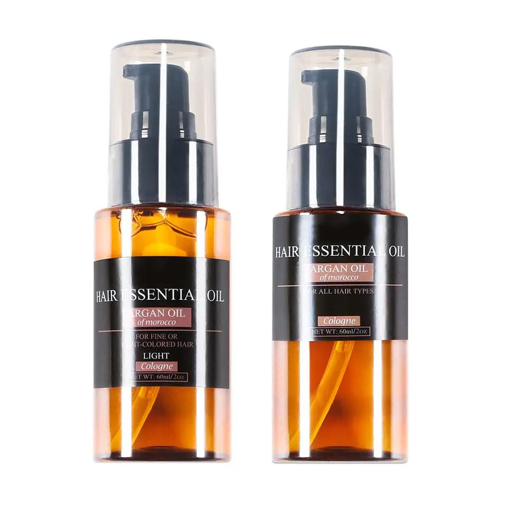 Voucher Offer for  60ml Men's Morocco Hair Care Essential Oil Argan Nut Oil Nourish Scalp Repair Dry Damage Hair Treat