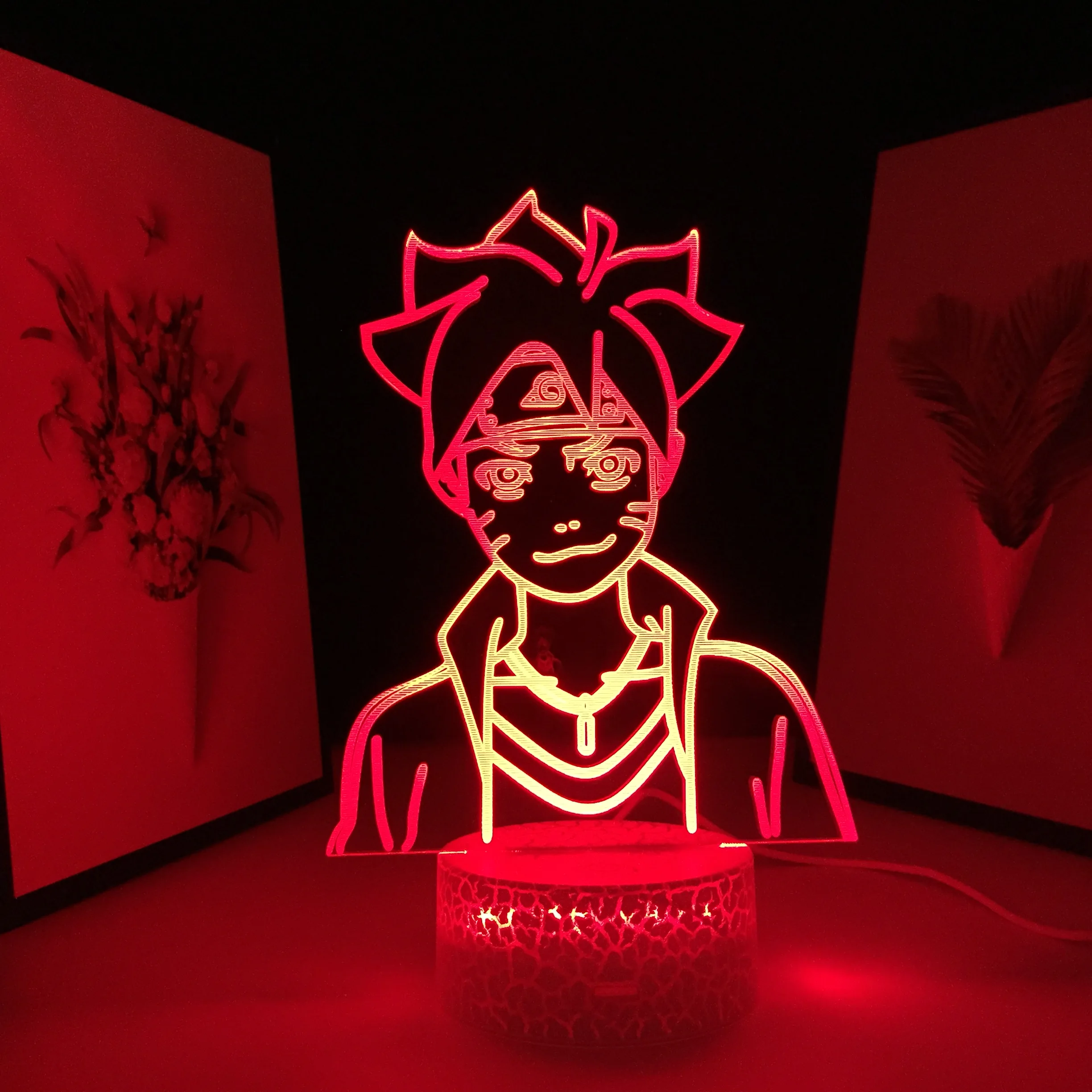 3D LED Lamp Anime Figure Crake Remote Night Light for Kids Bedroom Decor Child Birthday Gift Nightlight Manga Acrylic Table | Лампы и