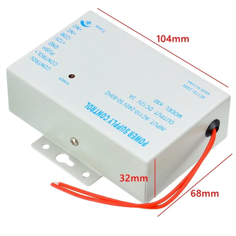 Электрический дверной замок стабильный DC 12 V/3A система контроля допуска к двери переключатель питания AC 110 ~ 240V источник питания/миниатюрная