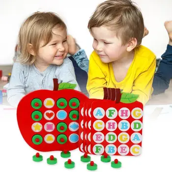 

Parent-child Intelligence Enhancing Memory Early Teaching Destop Color Guess Apple Memory Chess Beautiful Interesting Toys