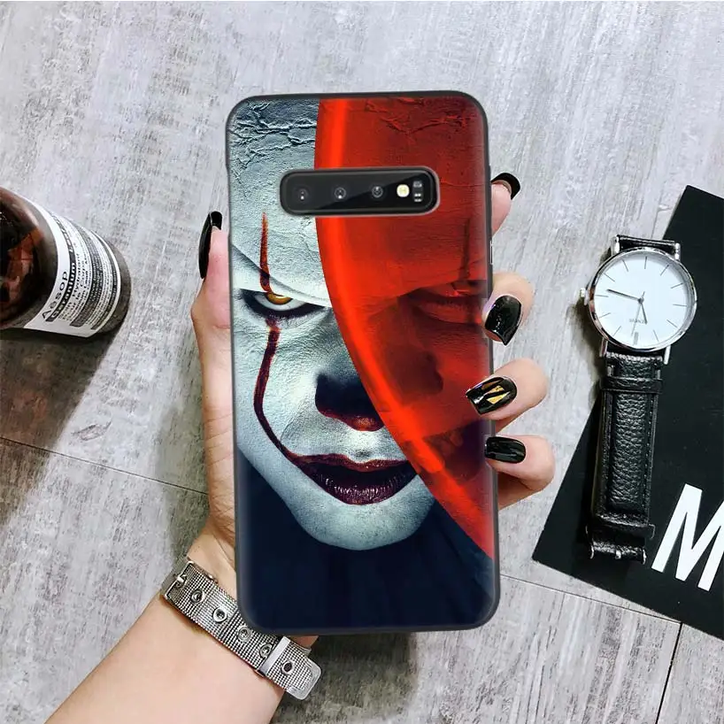 Черный чехол для samsung Galaxy S10+ Plus Lite Note 10 9 8 S9 S8 J4 J6+ Plus S7 S6 Edge Capa - Цвет: BA087-1