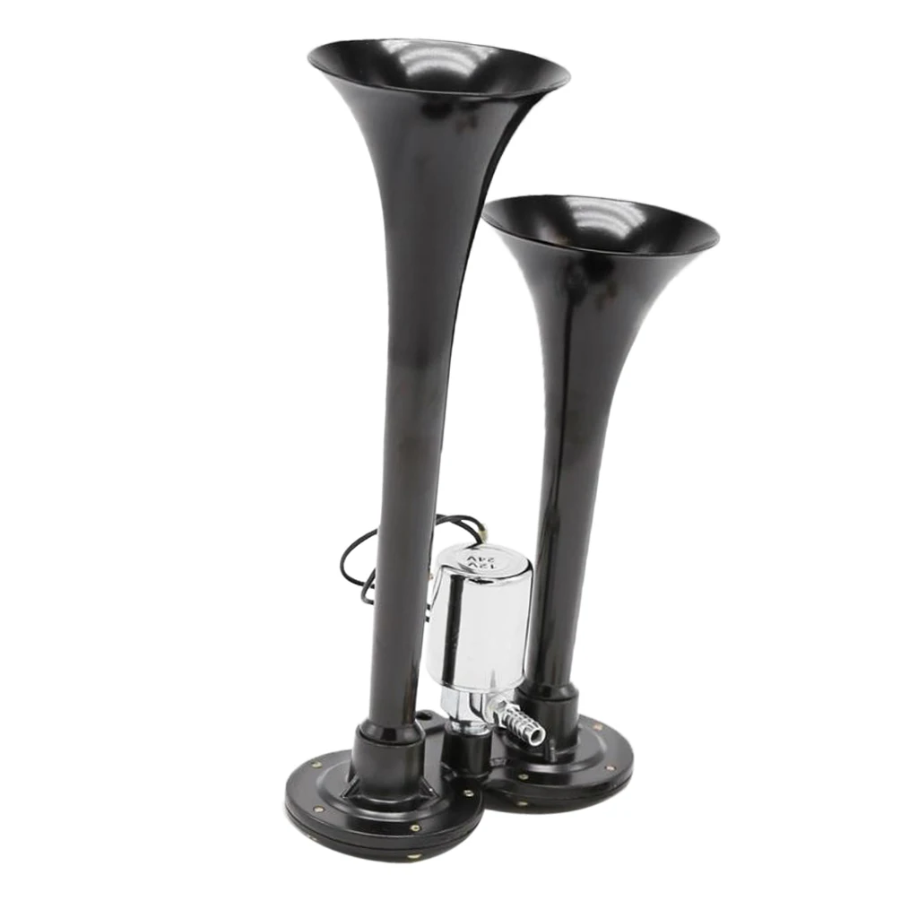 12V-24V 150DB Car Truck Train Boat Super Loud Triple Trumpet Air Horn Kits