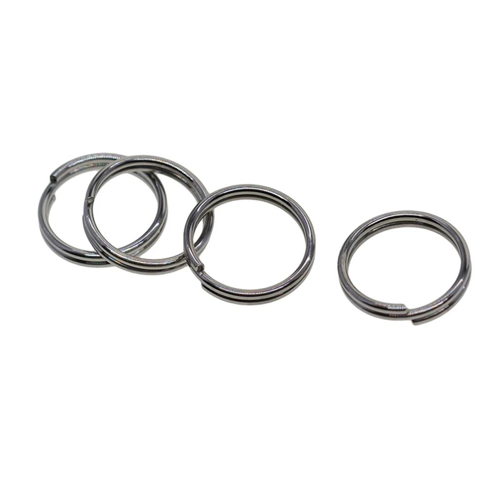 500 Pcs Durable Jump Ring Stainless Steel Round Split Ring Key Rings - Perfect For Connecting Clasps Charms Links