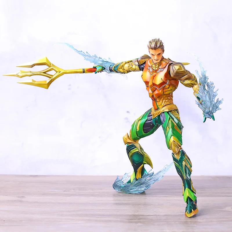 PLAY ARTS KAI DC Comics Justice League Aquaman PVC Action Figure Collectible Model Anime Superhero