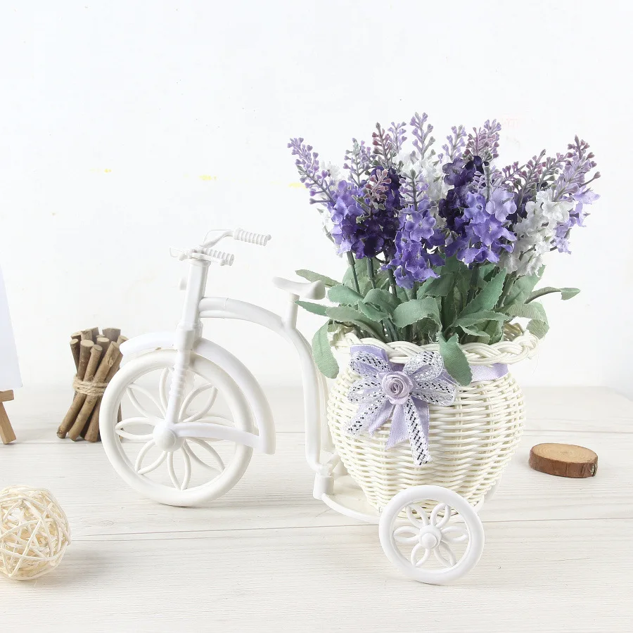

Lavender Big Wheel Floats Hot Sales-Imitation Flowers Bonsai Set Rattan Floats Artificial Flower Decorations And Ornaments