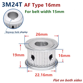 

Arc 24 Teeth HTD 3M Timing Pulley Bore 4-14mm for Width 15mm 3M Synchronous Belt HTD3M pulley gear wheel 24T 24Teeth