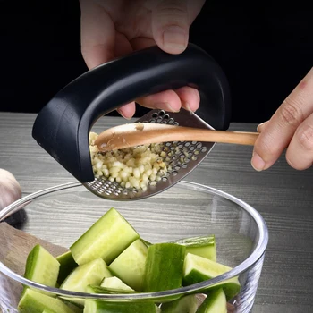 

Stainless Steel Garlic Presses Chopping Garlic Tools Manual Food Chopper Garlic Mincer Fruit Vegetable Tools Kitchen Gadgets