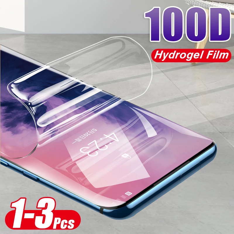 1 3 шт 100D Гидрогелевая пленка с закругленными краями для Oneplus 7 Pro 5 6T 6 5T Защита