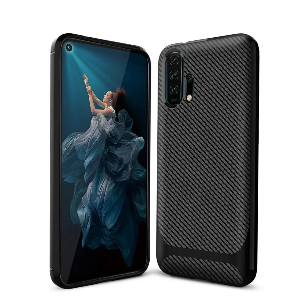 Armor Carbon Fiber Case for iPhone 11 Pro Max XS XR X 6 6s 7 8 Plus Phone Cases PP Soft Super Antishock Capa Coque Cover |