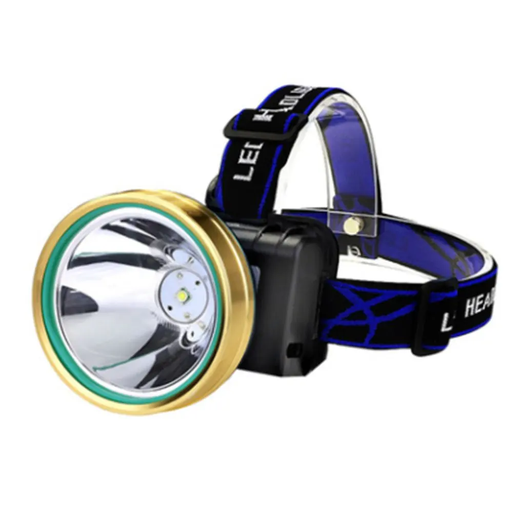 Led Headlight Rechargeable Head-mounted Super Bright Flashlight Outdoor Yellow Light Induction Night Fishing Miner's Lamp | Спорт и