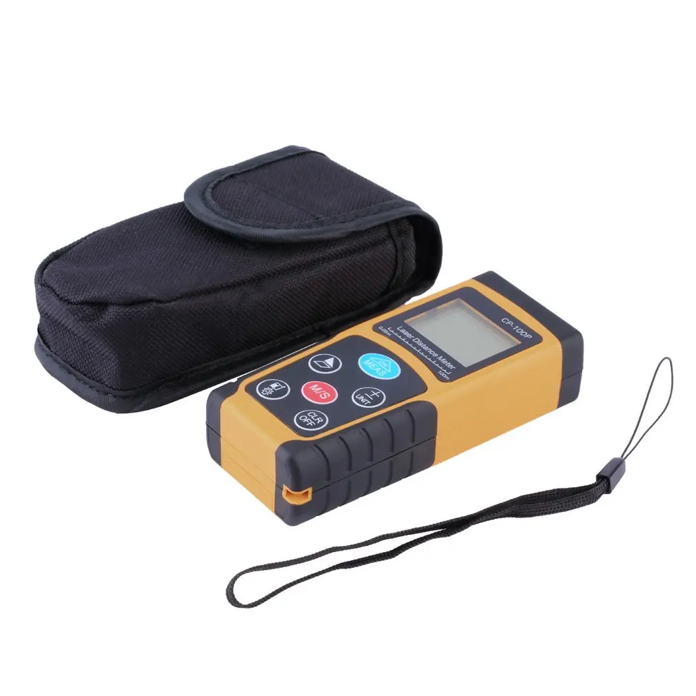

100m Mini Digital Laser Distance Meter Range Finder Measure Diastimeter Area Volume Meter Build Measure Device Ruler Test Tool