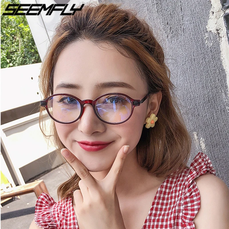 Seemfly компьютерные очки женские очки игровые очки анти голубые легкие очки ретро полигон сплав рамка Мужская защита