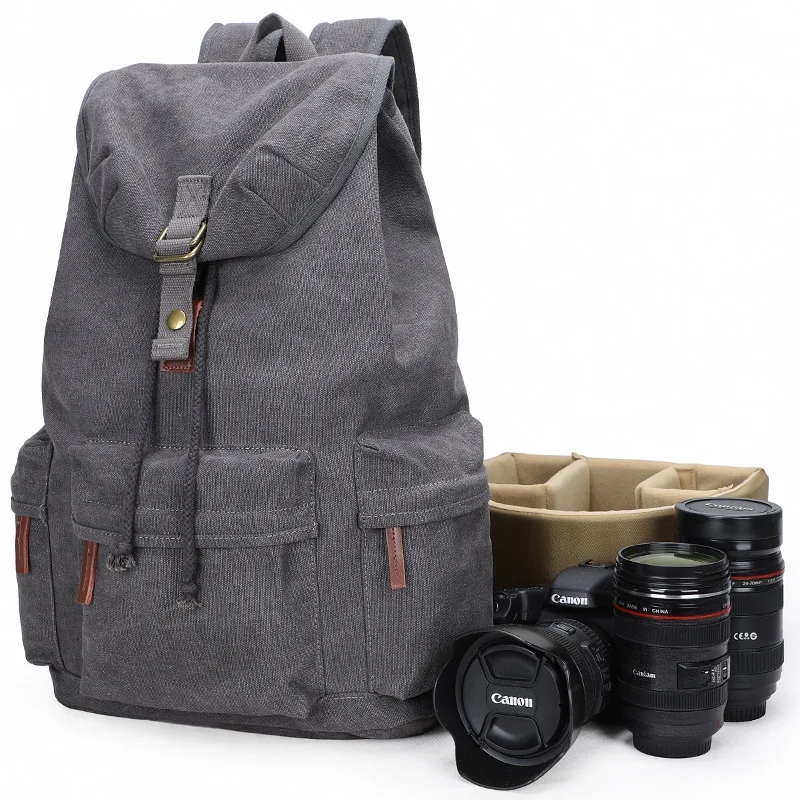 

Industry New Style Shoulder Casual Retro Camera Bag Single-lens Reflex Camera Light Anti-Theft-Style Camera Bag Backpack