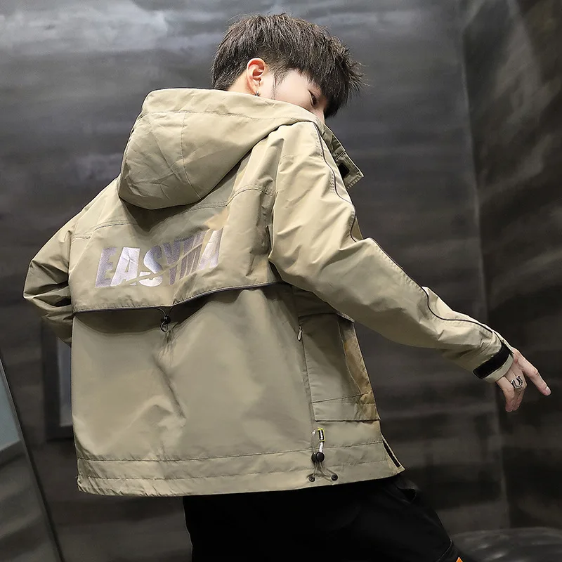 

19158 # MEN'S Coat New Style Jacket Men'S Wear Korean-style Trend Line Handsome Autumn Casual Coat Men's Clothes