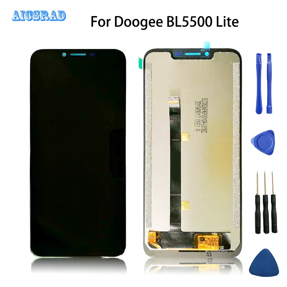 ЖК дисплей для Doogee bl5500 lite 6 19 дюйма + стеклянная панель кодирующий преобразователь