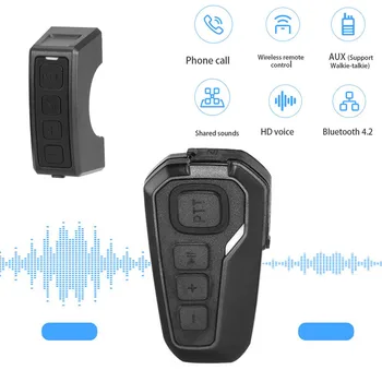 

K10B Remote Control Motorcycle Motorbike Helmet Bluetooth Headset Wireless CSR4.1 Bluetooth Intercom Walkie-talkie