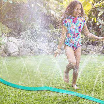 

HOT PVC Hose Lawn Sprinkler Pipe with 3/4 Connector 12 Meters Lawn Hose Lawn Watering TI99