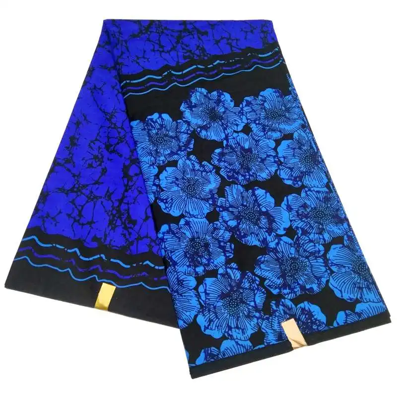 Африканская полиэстер ткань последний воск tissu africain 6 ярдов не хлопок оптом дешевая цена африканская восковая ткань с принтами