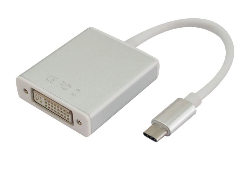 Преобразователь типа c к DVI usb3.1-поворот dvi видео разъем usb-c к dvi транс-провод