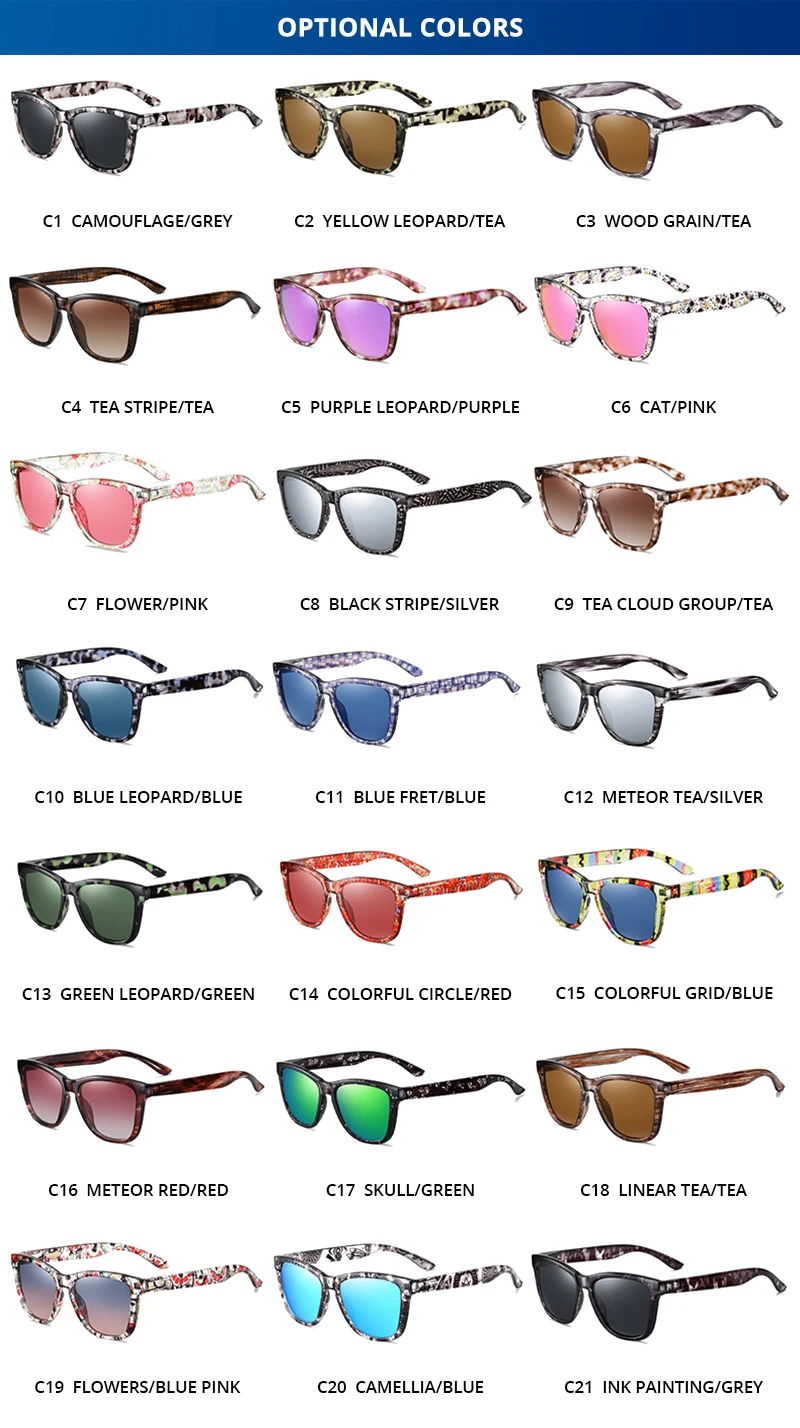 Fyrkantiga solglasögon för herr och dam polariserade_voghion.com