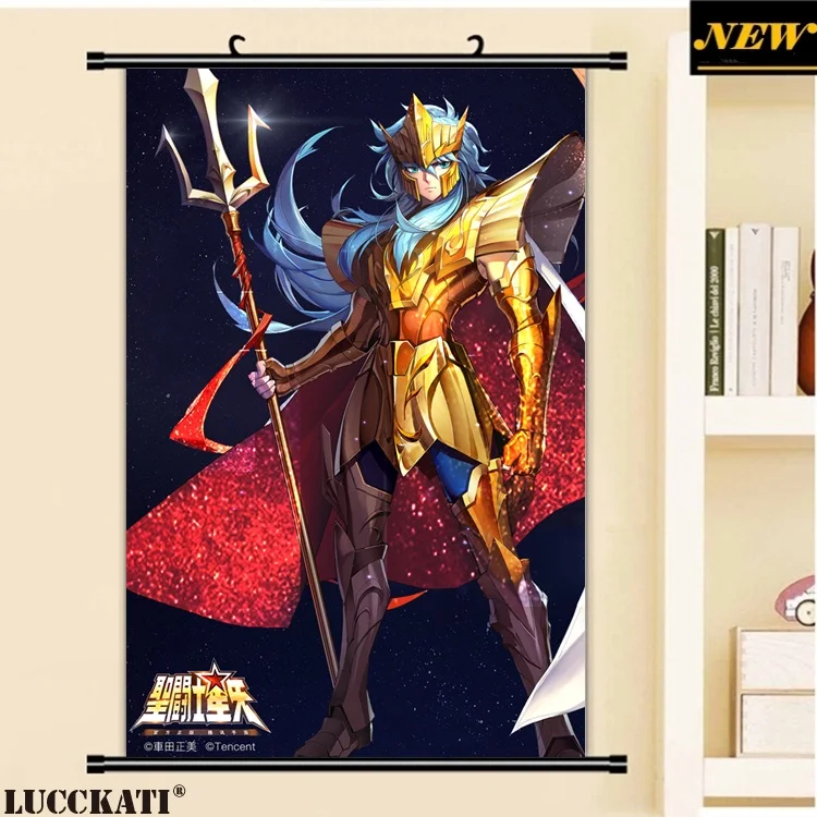40X60 см sainto Seiya "Рыцари зодиака" Seinto Seiya cameltoe мультфильм аниме Настенная картина плакат прокрутка холст живопись