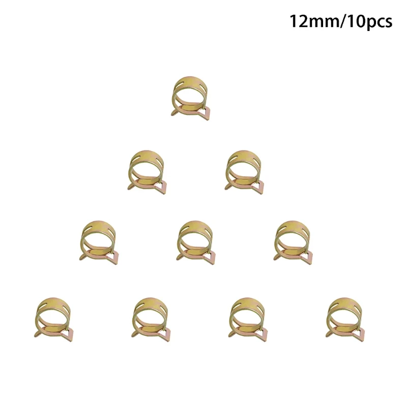 

60Pcs Auto Car Spring Clip Fuel Oil Water Hoes Pipe Tube Clamp Fastener 6 Sizes