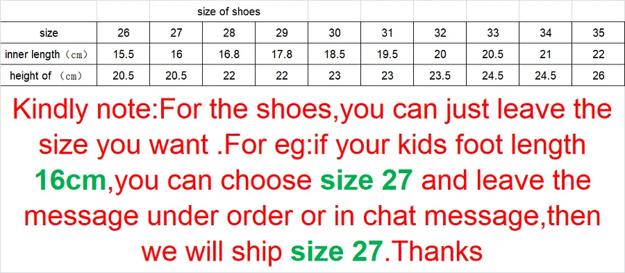 shoe size