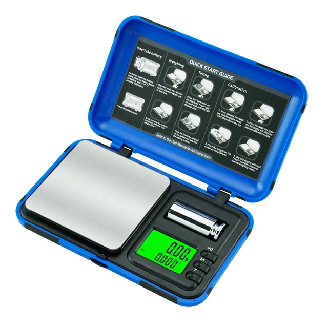 NEWACALOX 200g x 0.01g Mini Precision Digital Diamond Pocket Jewelry Scale  Display Units Pocket Electronic Scales Weigh