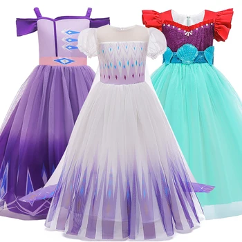 

Summer Girl Little Princess Dress Kids Cosplay Costume For 3-10 Years Girls Dresses Children Clothing