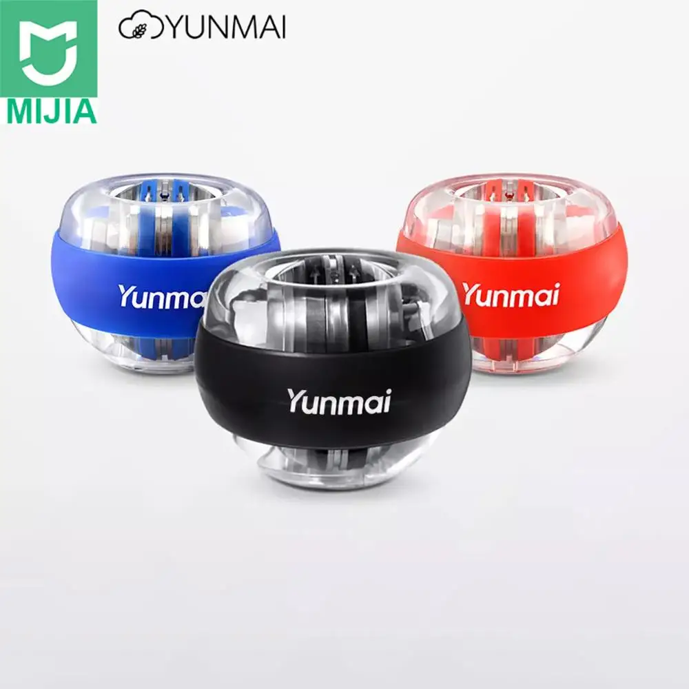  Тренажер для запястья Xiaomi Mijia Yunmai, светодиодный гироскоп, необходимый Спиннер, Гироскопический тренажер предплечья, Гироскопический ш…