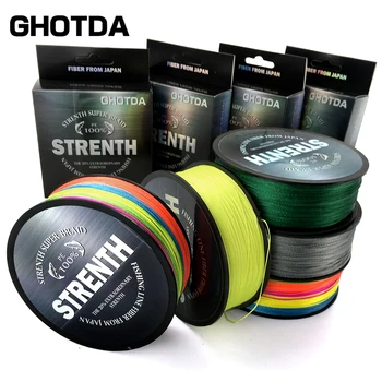 

GHOTDA 500M Fishing Lines PE Braid 4 Strands Multifilament Fishing Line